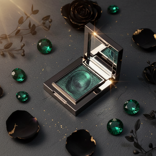 Chameleon Dark Green Eyeshadow Palette – Highly Pigmented, Long-Lasting & Blendable Shades