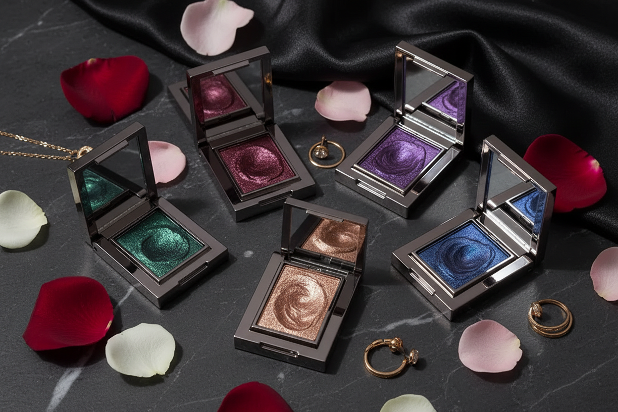 Chameleon Dark Green Eyeshadow Palette – Highly Pigmented, Long-Lasting & Blendable Shades