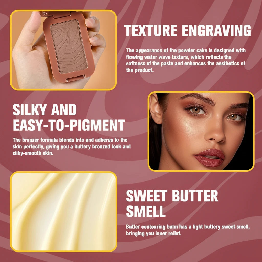 Bronzer Makeup Contour – Long-Lasting Blendable Powder for Sculpted & Natural Glow